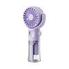 Mini Handheld Misting Fan - USB Rechargeable Portable Humidifier, Pocket Cooler with Water Spray for Travel & Outdoor Use