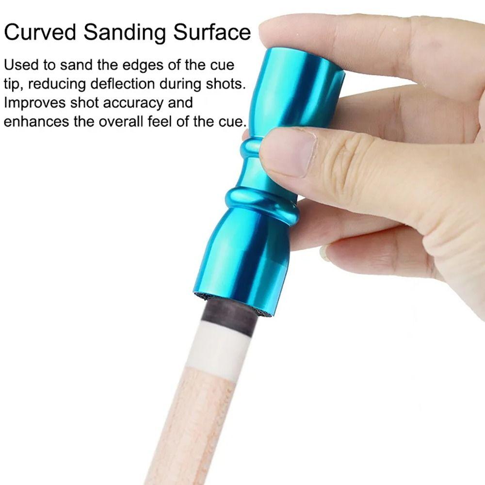 Colorful Tip Trim Tool Multifunctional Shaper Aerator Tapper Cue Tip Shaper Billiard Accessories