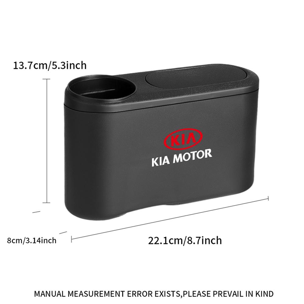 Portable Car Trash Garbage Storage Box Auto Accessories for Kia GT-Line Sportage Ceed Rio Picanto Sorento Soul Cerato Venga FortSI1 