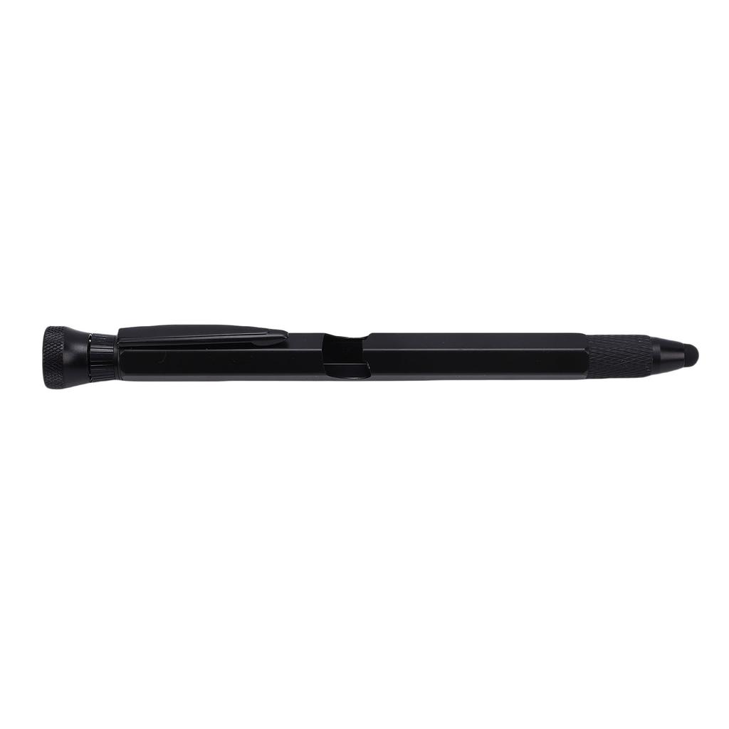 12 in 1 Multitool Pen Ballpoint Multi Tool Pen with LED Light Screwdrivers Level Ruler Bottle Opener 2 Ink Refills