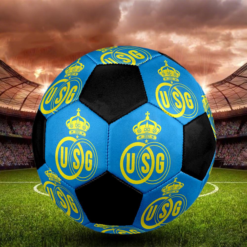 MAAT 5 Royale Union Saint-Gilloise Voetbal Kleurrijk Alle Leeftijden Machinaal Gestikt PVC Wedstrijd Klaar Duurzaam Hoge Stuit