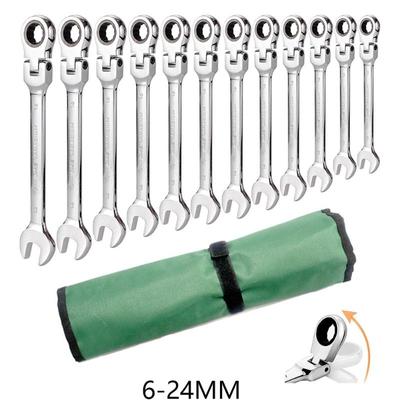 1 Pz Universale 72 Denti Chiave A Cricchetto Doppio Scopo Testa Regolabile Apertura Plum Blossom Risparmia Sforzo Chiave Rapida