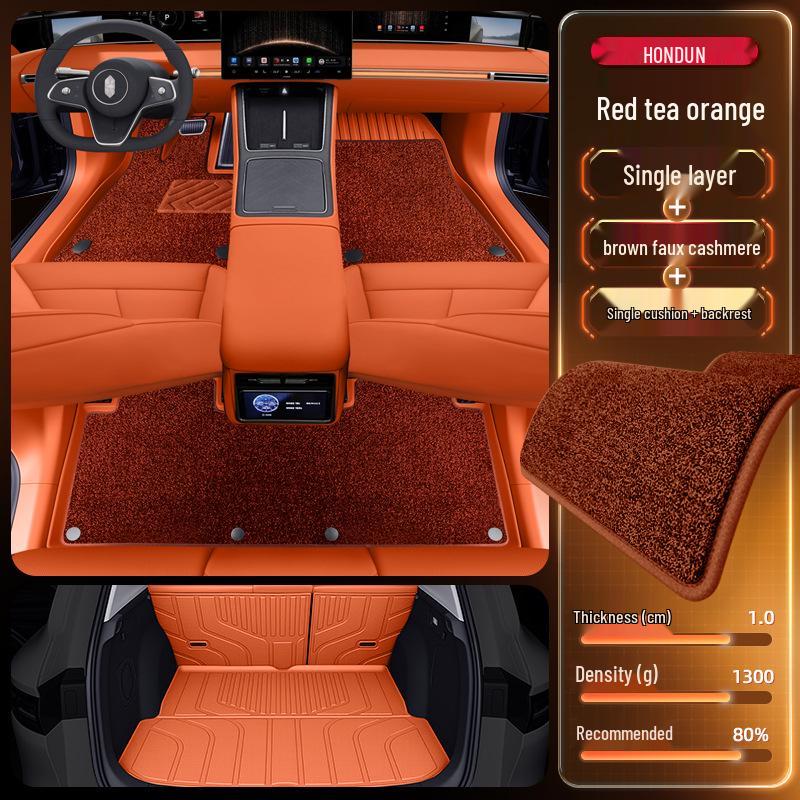 2026 Hongqi S9 TPE Floor Mats: Full Set Interior Carpet for Five Seats