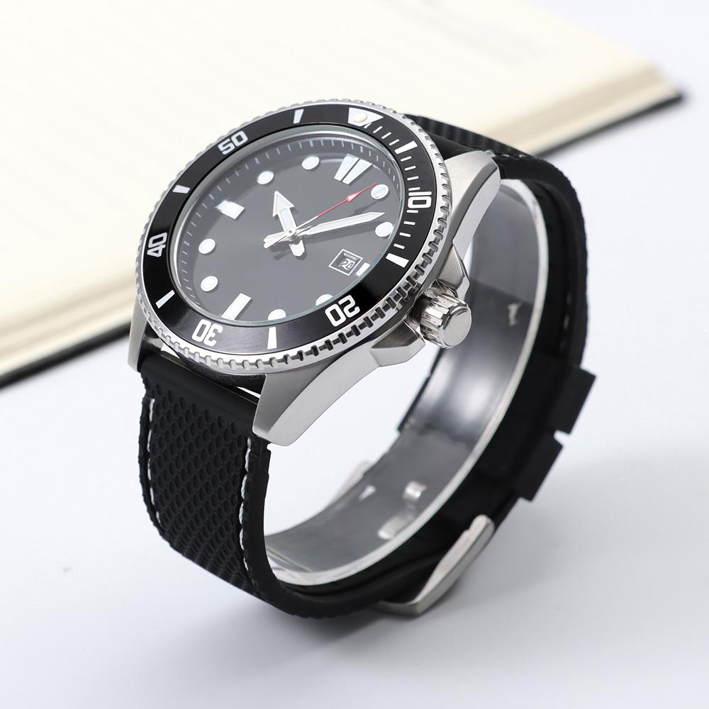 20mm 22mm 24mm Watch Band Strap Sport Vintage Silicone Business Watchband for Men Women Stainless Steel Buckle Watch Accessories