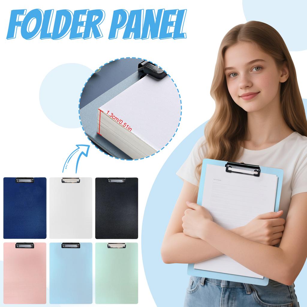 Plastic Multi-colored Clipboard For Work, Doctors And Teachers
