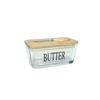 Glass Butter Dish with Lid and Spatula