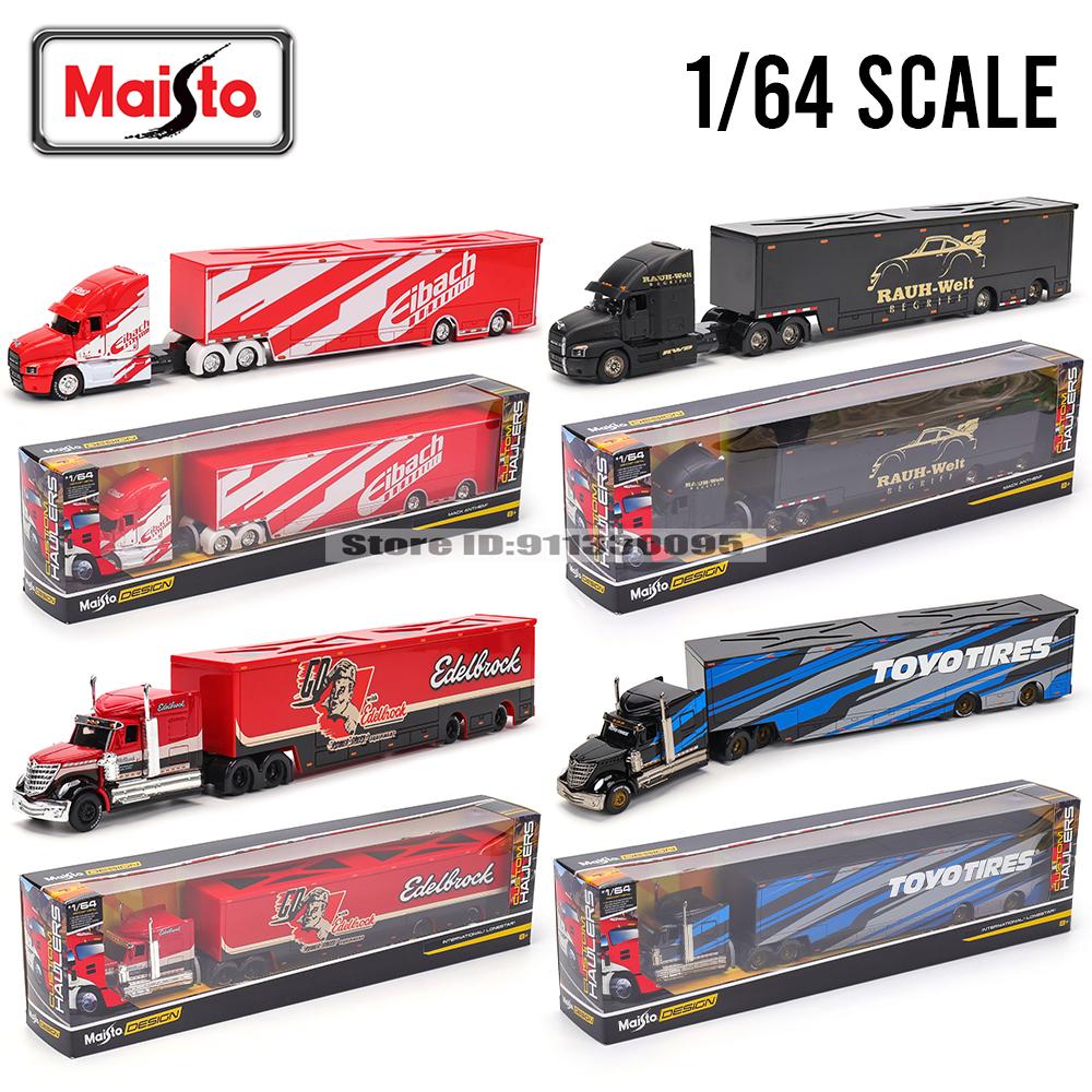 Maisto 1:64 MACK Anthem LoneStar UP Transport Casting Manufacturing Trailer Model Simulation Model Alloy Car Collection