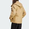 Adidas Originals Premium Jacket Solid Color Outdoor Sports Hooded Multi-Pocket Work Jacket Men Jackets Cardboard-Yellow IY8123
