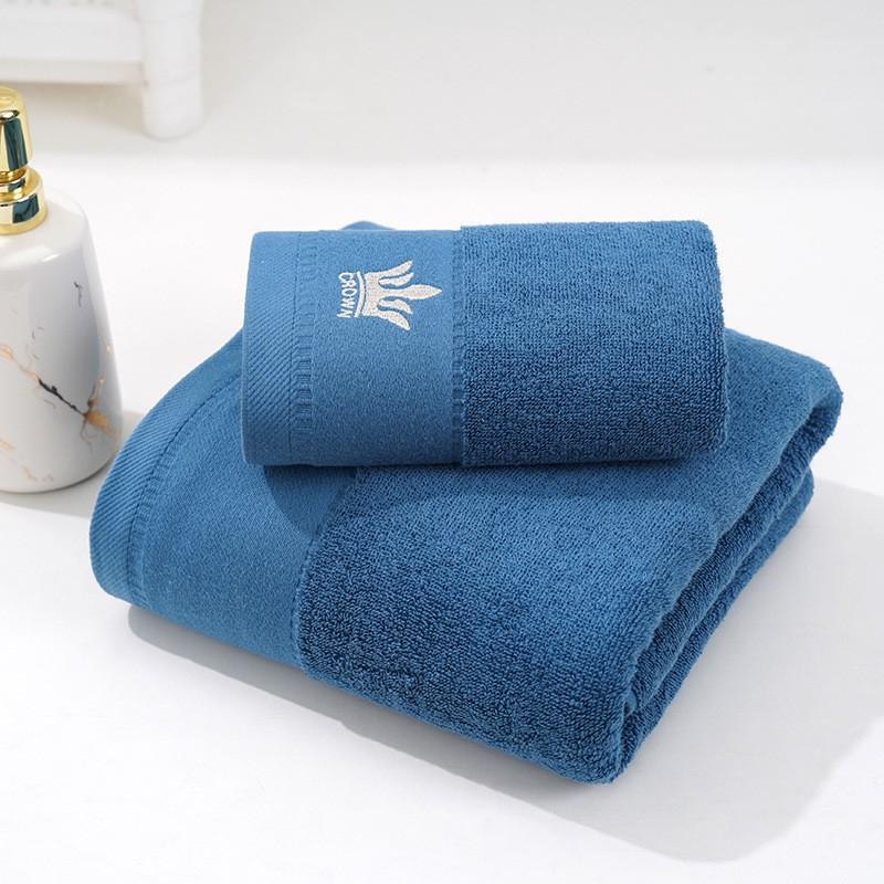 Cotton towel bath towel small bath towel embroidery crown hotel sports bath towel