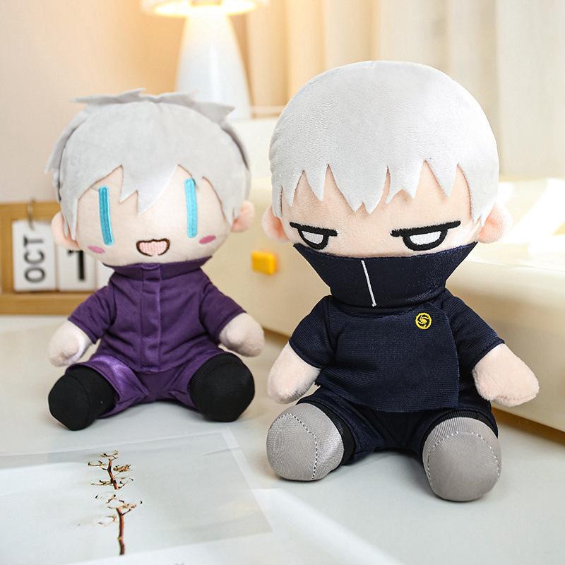 Latest Jujutsu Kaisen Small Plushie Gojo Satoru Fushiguro Megumi Charming Manga Character Padded Figure Keepsake Present For Manga Otaku