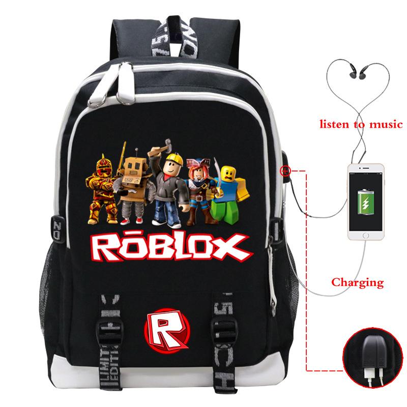 Cartoon Game Merchandise Printing Computer Bag Outdoor Leisure With Usb Interface Backpack