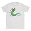 Camisetas Divertidas de Lagarto Gritando Meme Hoppers para Hombres y Mujeres 100% Algodón Ropa Informal Manga Corta Cuello Redondo Camisetas