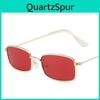 Trendy Square Metal Frame Sunglasses Pink Lens Uv Shield For Fashion Events And Nightlife
