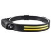 New Mini Multi-function Strong Light Sensing LED Headlamp COB Outdoor Adventure Fishing Portable Floodlight Work Flashlight