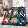SpyxFamily Professional 2D Print Flannel Blanket, Cartoon Graphic for Room, Warm Bedding Travel Essentials_LIAN