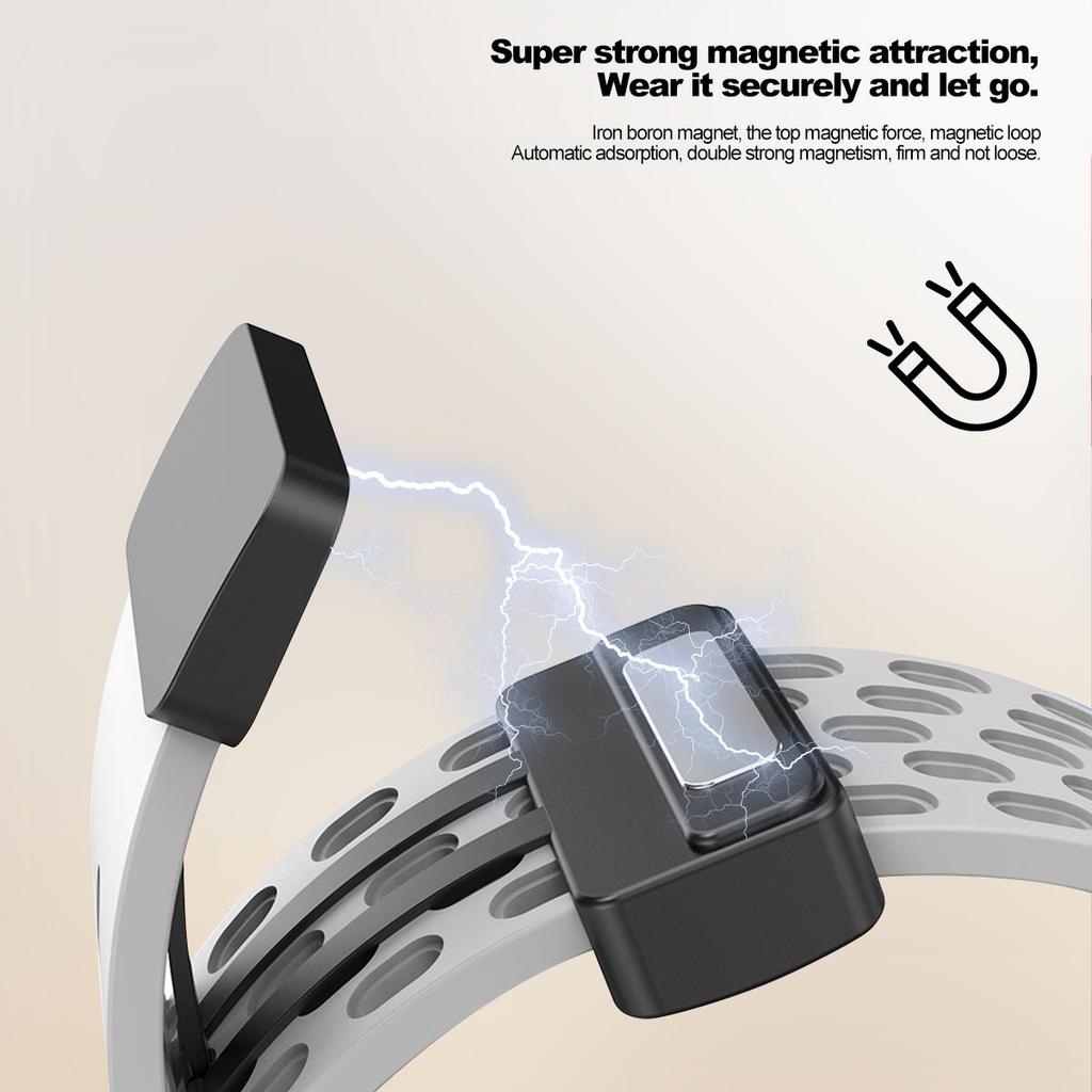 No Gaps Magnetic Strap for Samsung Galaxy Watch 6 Classic 43mm 47mm Bracelet for Galaxy 6/4/5 40 44mm 5 Pro Soft Silicone Strap