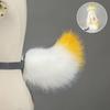 Faux Furs Bunnies Ears Headband Tail Animal Bunnies Costumes for Christmas Halloween Cosplay Party Costume Accessories