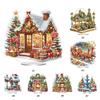 Acrylic Special Shaped Christmas Diamond Painting Tabletop Ornaments Kit Table Top Diamond Painting Ornament Kits for Beginner
