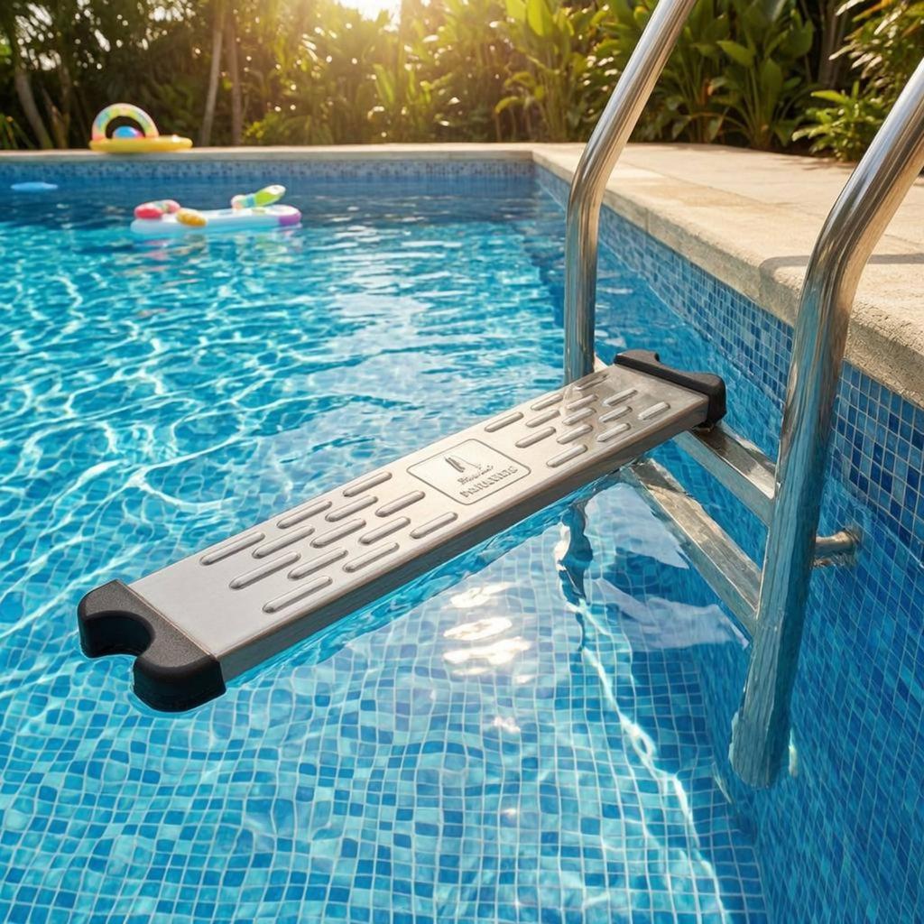 Pool Ladder Step Plate Textured Anti-Slip Step Plate Outdoor Hardware Corrosion Resistant