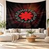 Arazzo da Parete Red Hot Chili Peppers, Appeso a Parete in Tessuto Morbido, Sfondo Decorativo per Camera da Letto Arte Murale per la Casa