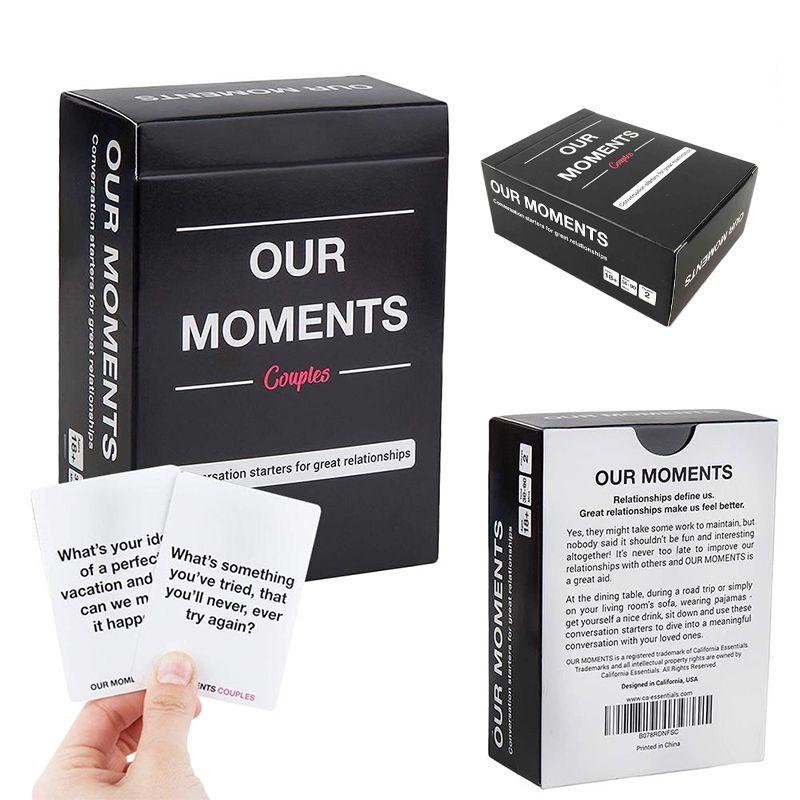Our Moments Romantic Couples Board Game With 100 Thought-provoking Cards