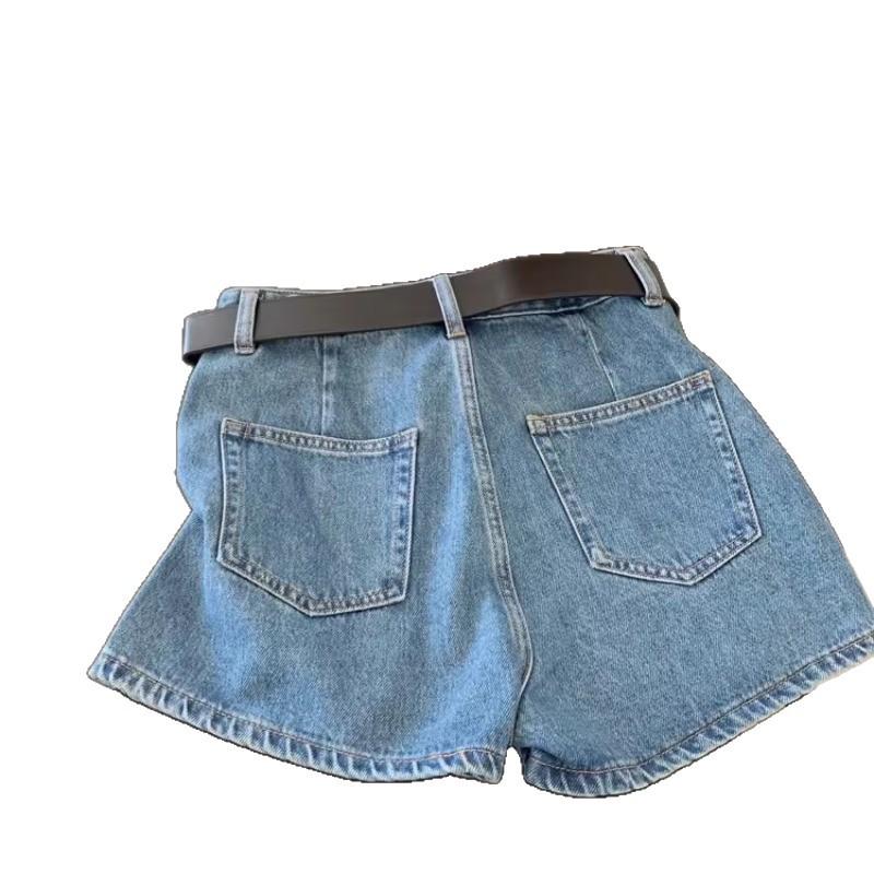 2026 Summer Women's Trendy Casual A-line Denim Skirt Shorts