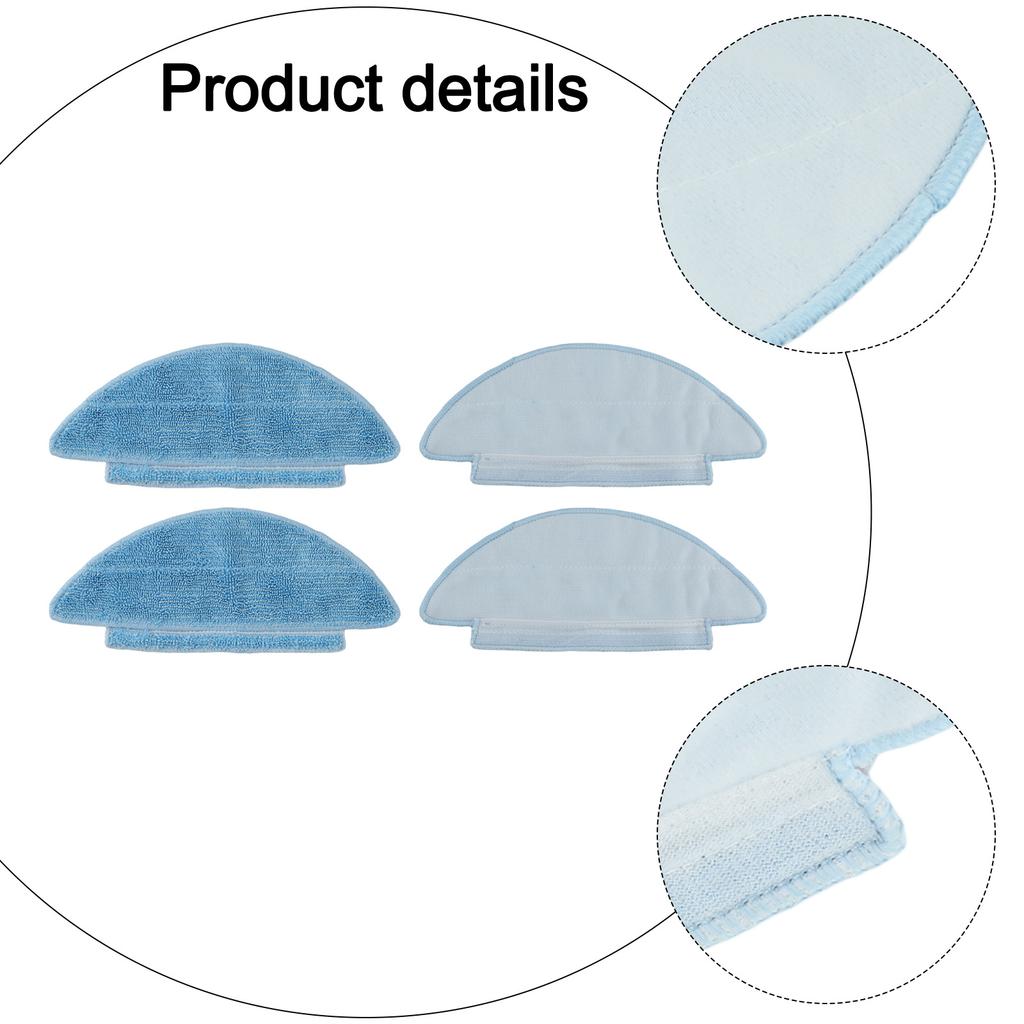 Cleaning Mop Pads Mop Cloth Kit Sturdy Replacement Part Ample Spare Parts Direct Replacement For MEDION X20 SW