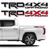 Pickup Truck Sticker TRD4x4 Off-Road Sticker for Tacoma Tantu Body Modification Sticker 2-piece Set