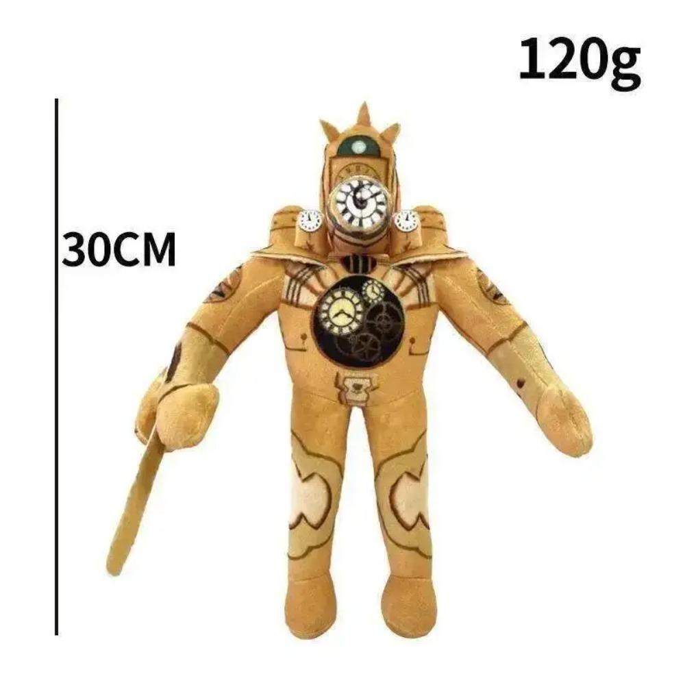 Skibidi Toilet Titani TV Man Speakerman Cameraman Peluche Titani Drill Man Clock Speaker Man Camera Man Peluche Giocattolo Morbido