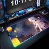 chongyun Mouse Pad RGB Gaming Mousepad Big LED Pad PC Desk Mat Luminous Mouse Pad Large Keyboard Mats Table Rug With Backlit