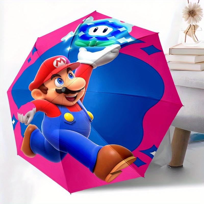 1pc Mario Odyssey Automatic Folding Cute Umbrella - Lightweight, Retractable Design with 8-Rib Durability, Perfect for Outdoor10