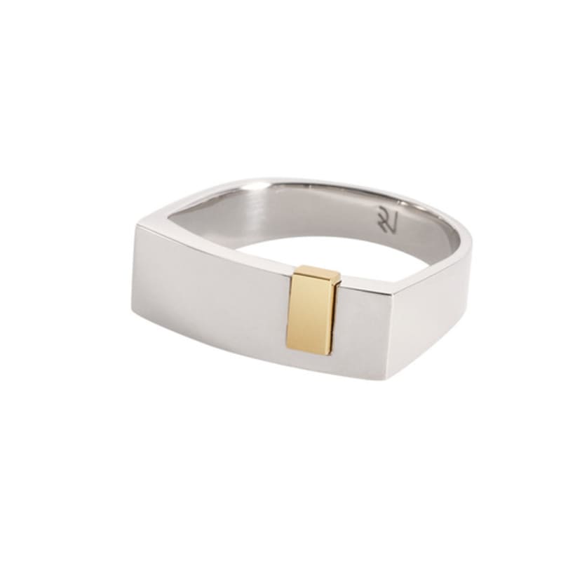 

reve [Silver 925] gold marked clip ring US 5