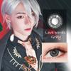2 stk Cosplay fargede kontaktlinser med etui