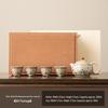 Silver-Plated Dunhuang Retro Gongfu Tea Set - Exquisite Ceramic Brewing & Drinking Utensils in Gift Box