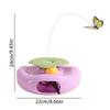 Built-in Feather Smart Interactive Cat Toy Non-slip Butterfly Cat Teaser Toy  Indoor