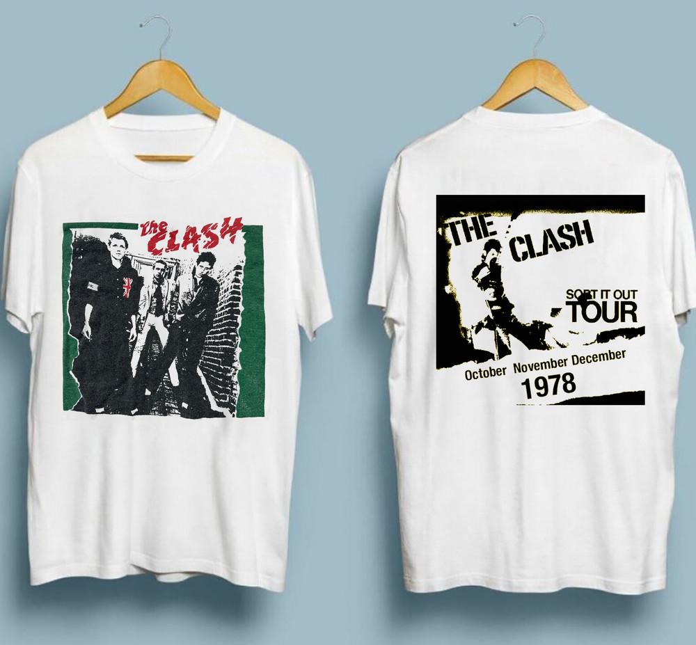 

The Clash Sort it Out Tour White All Size SOFT STYLE SHIRT S15 Unisex T-Shirt S