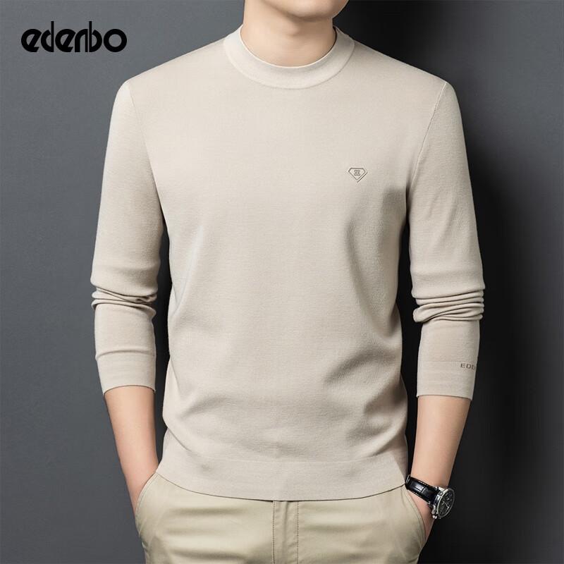 

Edenbo Men s Wool Blend Round Neck Sweater