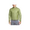 Nike Solid Color Hooded Zip Down Jacket Men Outerwear Crocodile-Green DD5668-334