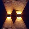 Modern IP65 Waterproof LED Wall Lights Intelligent Solar Light Decorative Outdoor Stainless Steel Base Environmentally Friendly