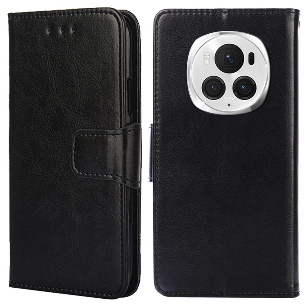 For Honor Magic6 Pro 5G Case Shockproof Leather Phone Cover with Card Slots Wallet