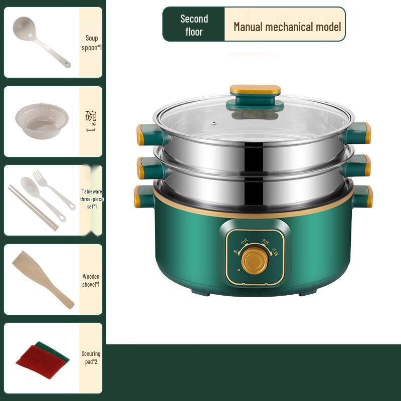Mr. Jane Smart 3-Layer Electric Steamer & Wok