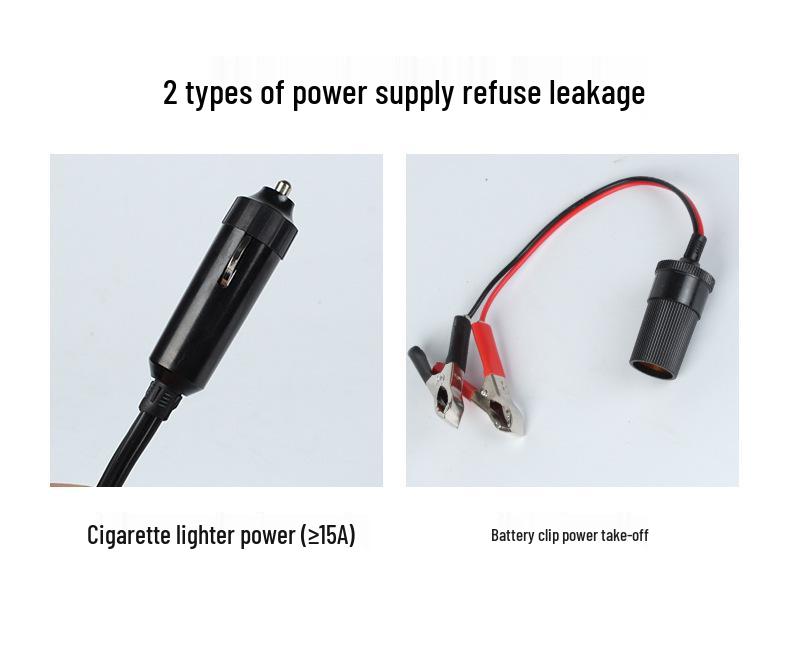 High-Power Portable Car Tire Inflator: True Double Cylinder for Quick Inflation