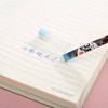 6 Stück Anime Demon Slayer Kimetsu No Yaiba Kamado Tanjirou Niedliche blaue Tinte neutral löschbarer Stift Kawaii Gelstift Kinder Briefpapier Geschenk