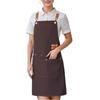 Multi-Scene Work Apron - for Chefs/Waiters/Suitable for Hotel/Restaurant/Coffee Shop/Baking/Manicure Shop Durable Work Uniform