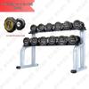 Tangquan Solid Steel Fixed Dumbbell Set with Storage Rack