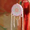 Retro Pattern Dunhuang Lanterns LED Warm Glow Ancient Style Light Flower Drumlamp  Hanfu Gathering