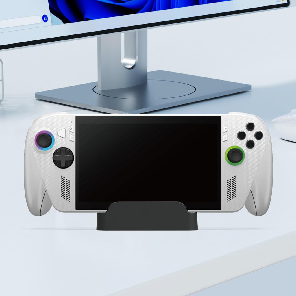 Desktop Handheld Game Console Holder with Anti-Slip Silicone Pad Portable Base Holder for ROG Xbox Ally/X Console