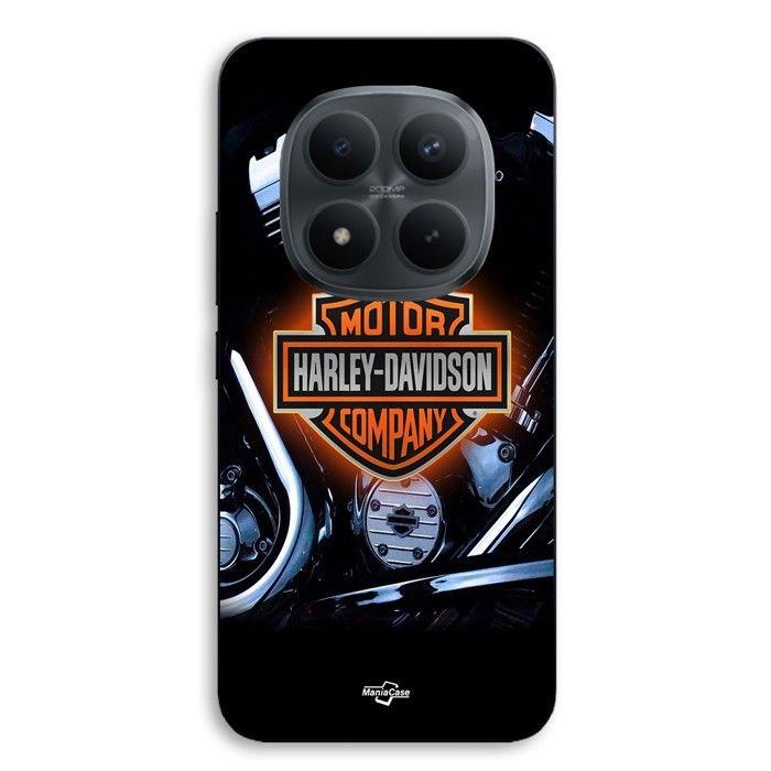 Coque téléphone - MANIACASE - Xiaomi Redmi Note 15 Pro Plus 5G - Silicone TPU - Noir - Harley Davidson noir