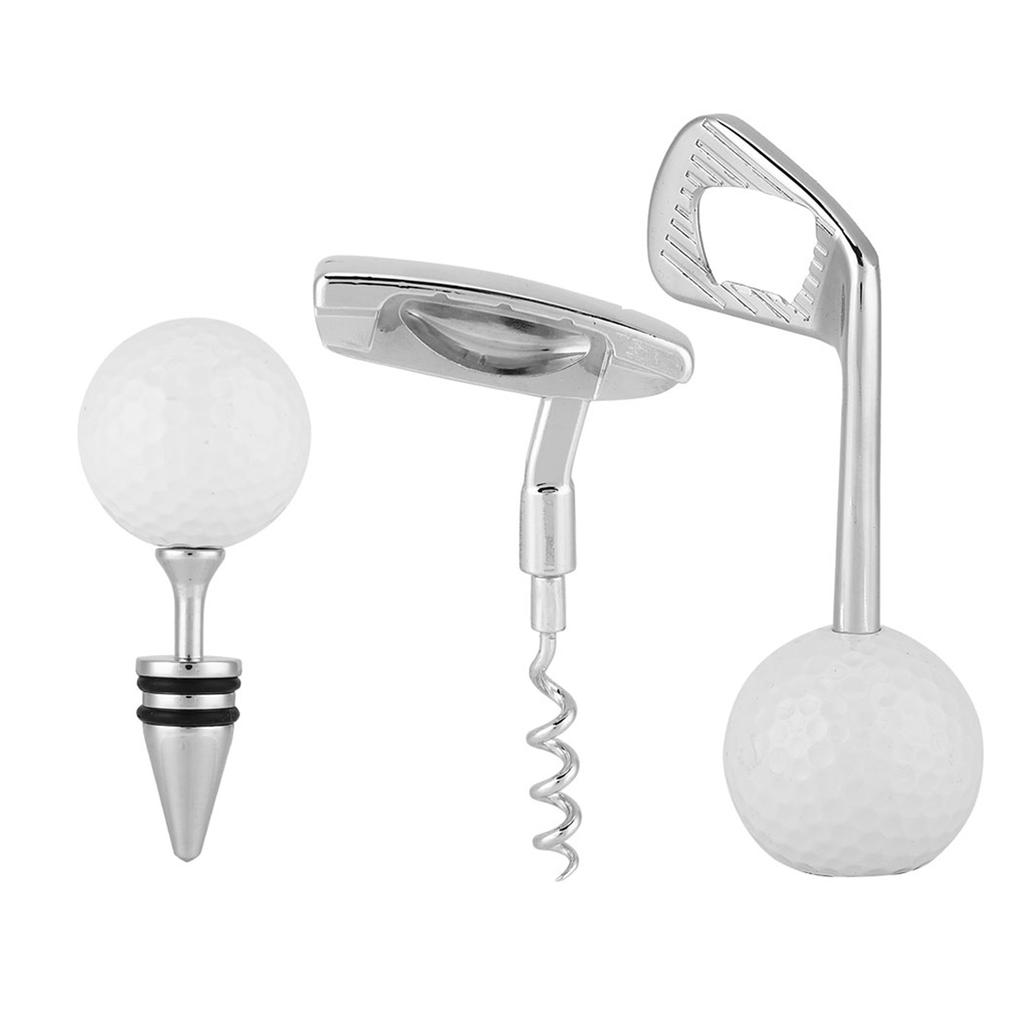 Vývrtka ve tvaru golfové hole Otvírák na láhve na červené víno a pivo Otvírák na korky Sada kuchyňského náčiní pro klub, bar