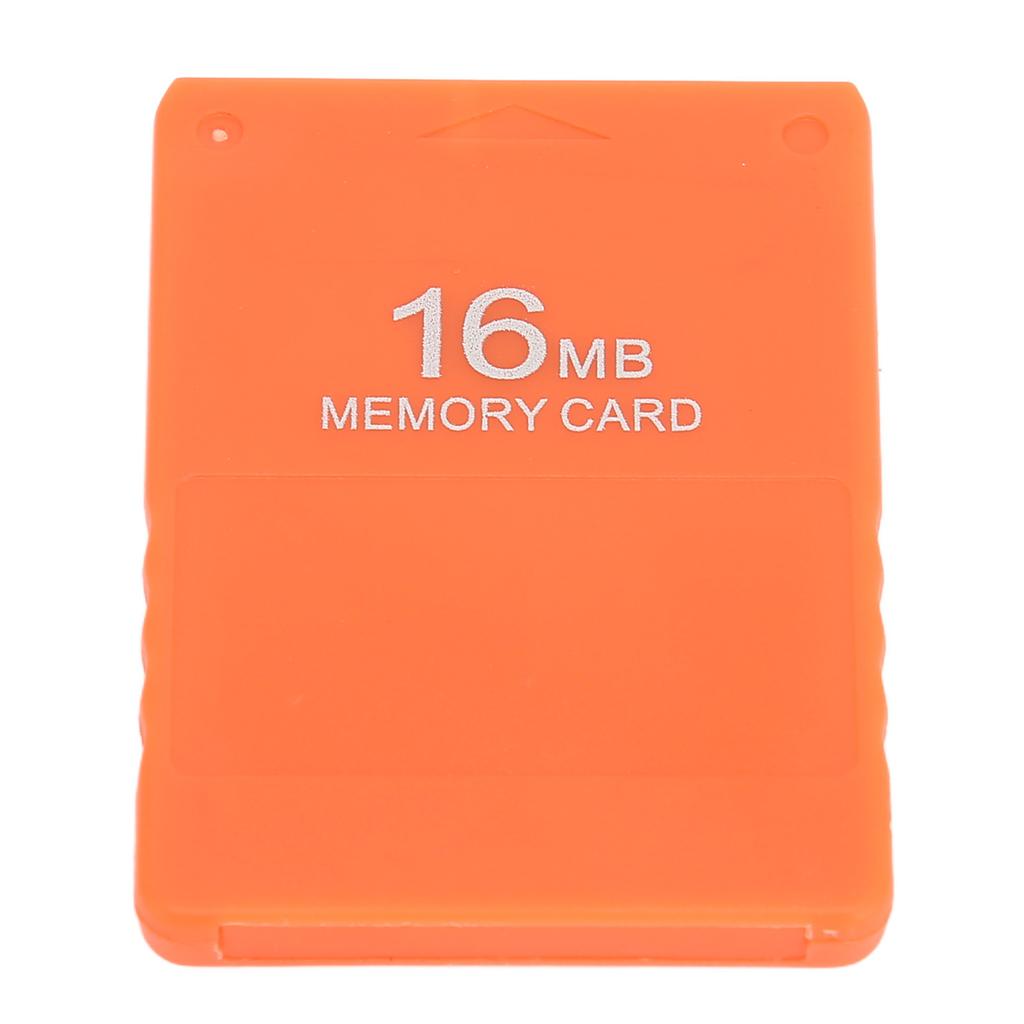 Vysokorychlostní herní paměťová karta Profesionální 16MB paměťová karta pro ukládání Kompatibilní pro Playstation 2Oranžová